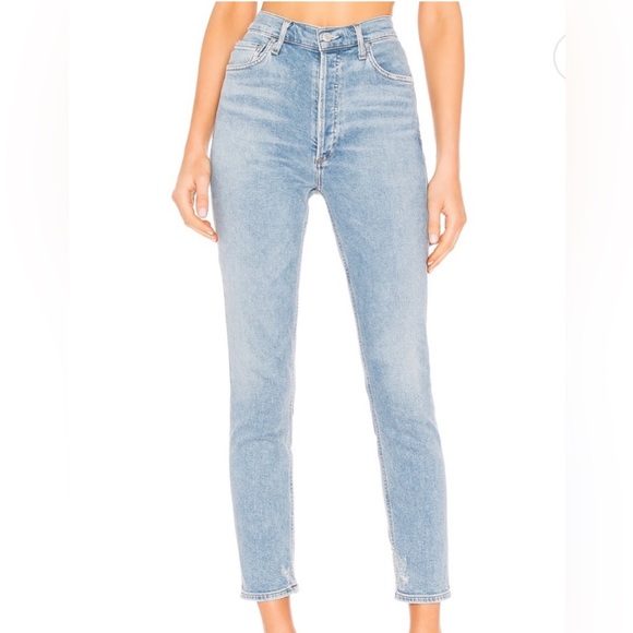 Agolde Pants - Agolde Nico High-Rise Slim Jeans. Size 27